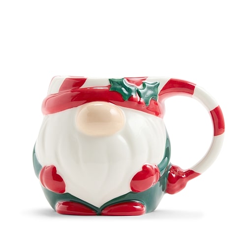 North Pole Trading Co . Holiday Gnome Mug In Green