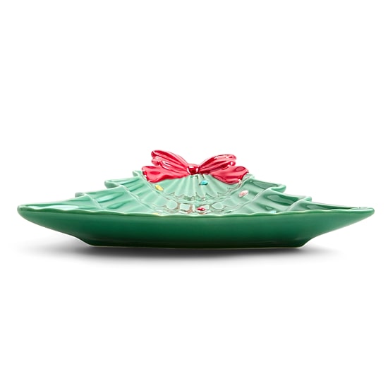 North Pole Trading Co. Christmas Tree Holiday Serve Platter