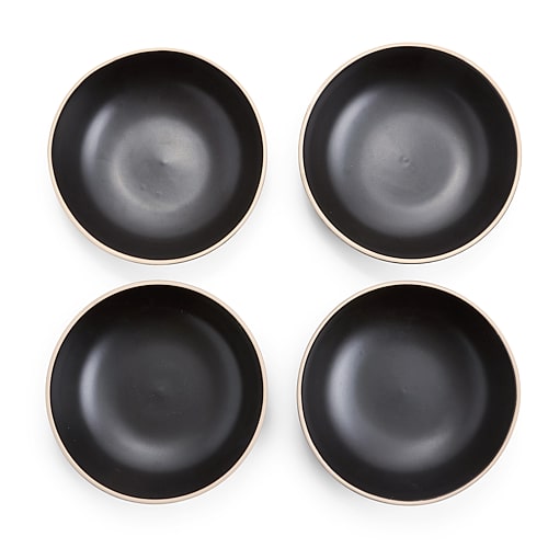 Linden Street Harper 4-pc. Dinner Bowl In Black