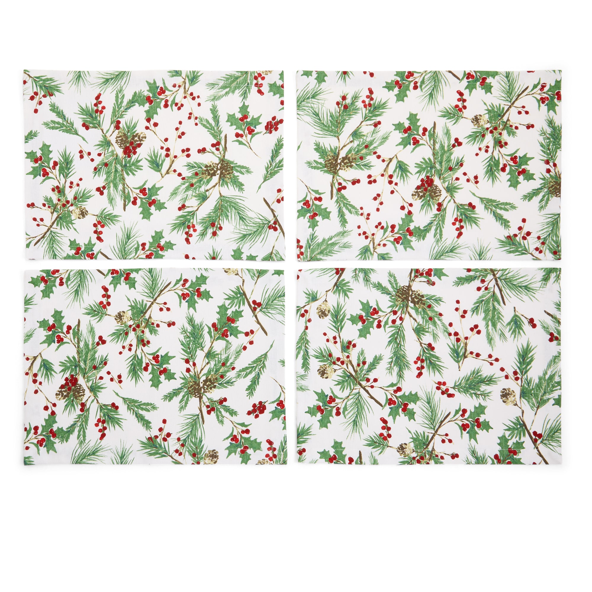 North Pole Trading Co. Holly Berry Placemat