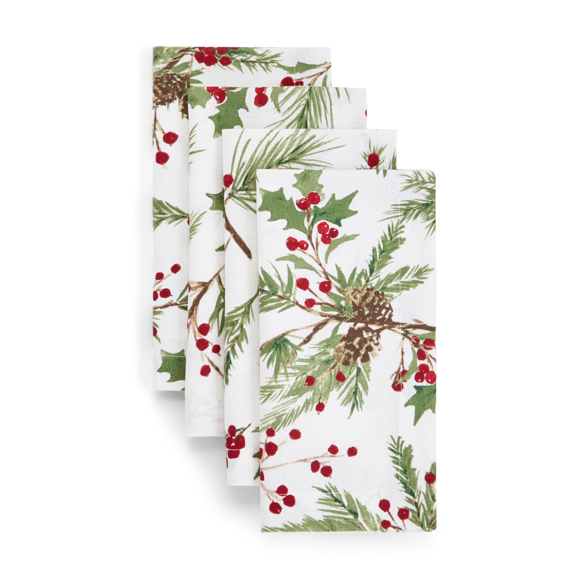 North Pole Trading Co. Holly Berry 4-pc. Napkins