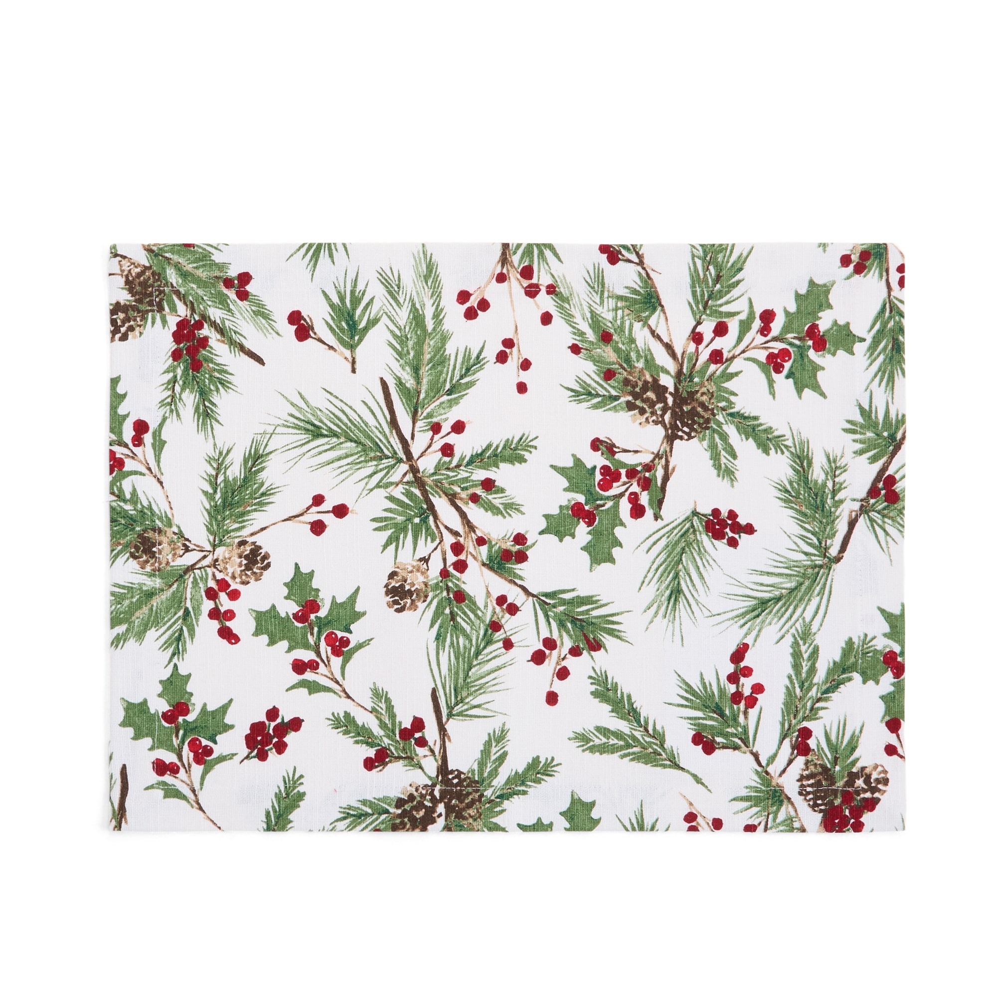 North Pole Trading Co. Holly Berry Placemat