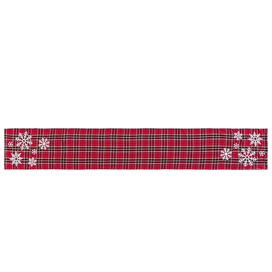 North Pole Trading Co. Plaid Table Runner