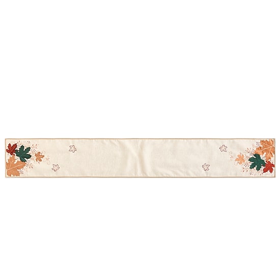 Homeweare Harvest Velvet Leaf Ruby Runner