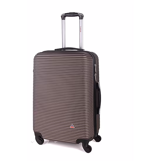 InUSA Royal 24 Inch Hardside Lightweight Checked Spinner Luggage