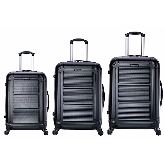 InUSA Pilot Lightweight Hardside Spinner 3-pc. Luggage Set