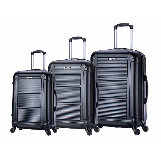 InUSA Pilot Lightweight Hardside Spinner 3-pc. Luggage Set