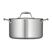 Tramontina Gourmet 6-qt. Tri-Ply Clad 18/10 Stainless Steel Induction-Ready Sauce Pot with Lid