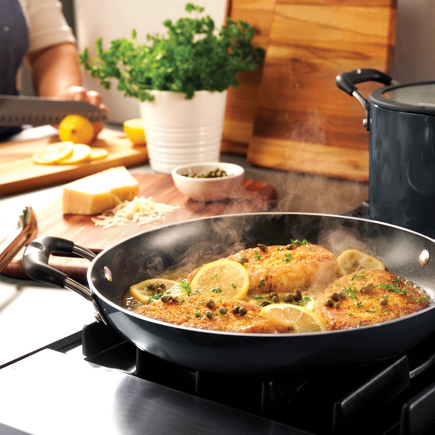 Tramontina Aluminum Non-Stick 11-pc. Nesting Cookware Set