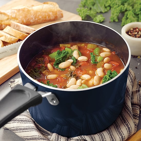 Tramontina Aluminum Non-Stick 11-pc. Nesting Cookware Set