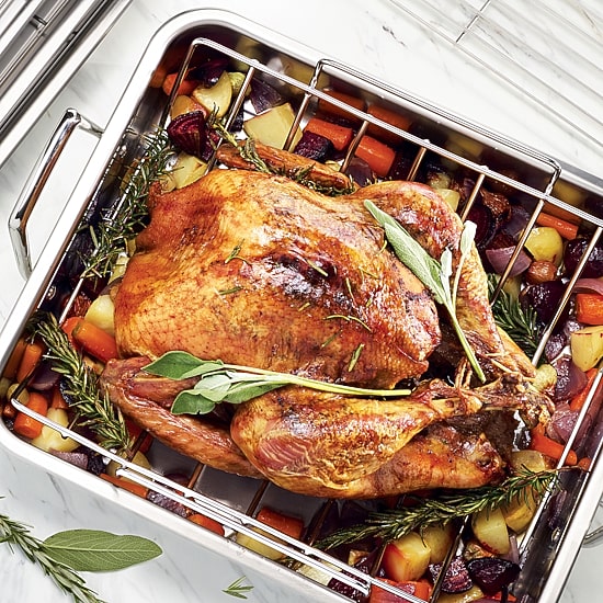 Tramontina® Gourmet 16½" Stainless Steel Deep Roasting Pan
