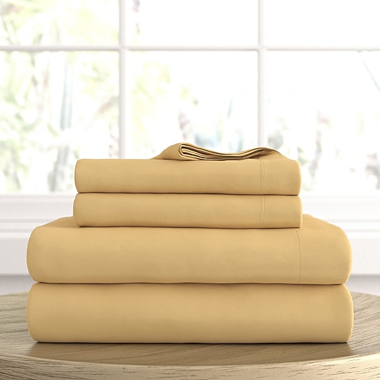 Casual Comfort™ Premium Ultra Soft Microfiber Wrinkle Free 4 Piece Sheet Set or 2 Piece Pillowcases