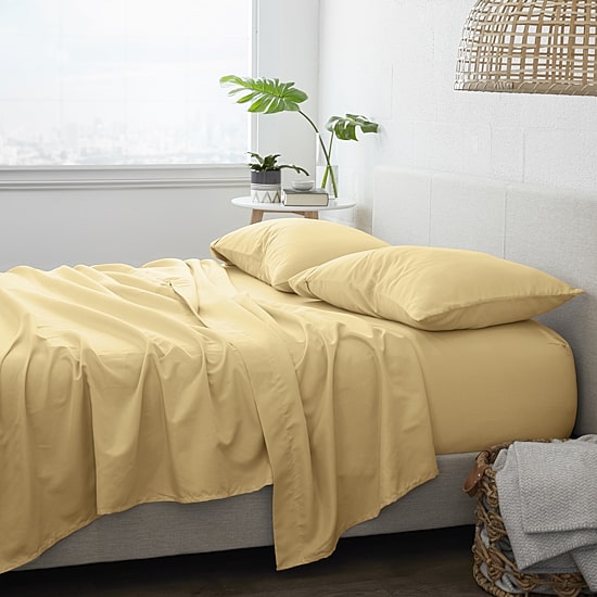 Casual Comfort™ Premium Ultra Soft Microfiber Wrinkle Free 4 Piece Sheet Set or 2 Piece Pillowcases