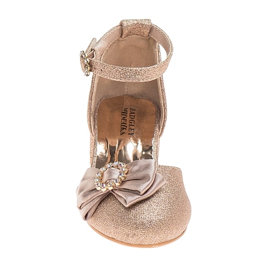 Badgley Mischka Bm Elizabth Shoe Little & Big Kid Girls Round Closed Toe Block Heel Pumps