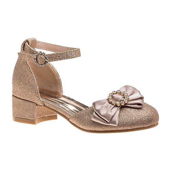 Badgley Mischka Bm Elizabth Shoe Little & Big Kid Girls Round Closed Toe Block Heel Pumps