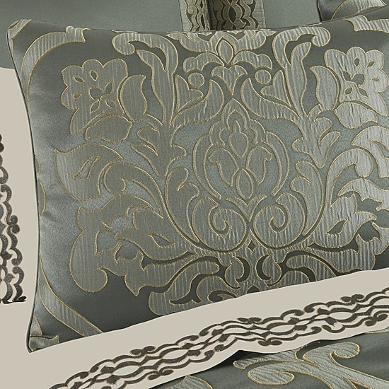 Queen Street Salerno 3-pc. Damask + Scroll Extra Weight Comforter Set