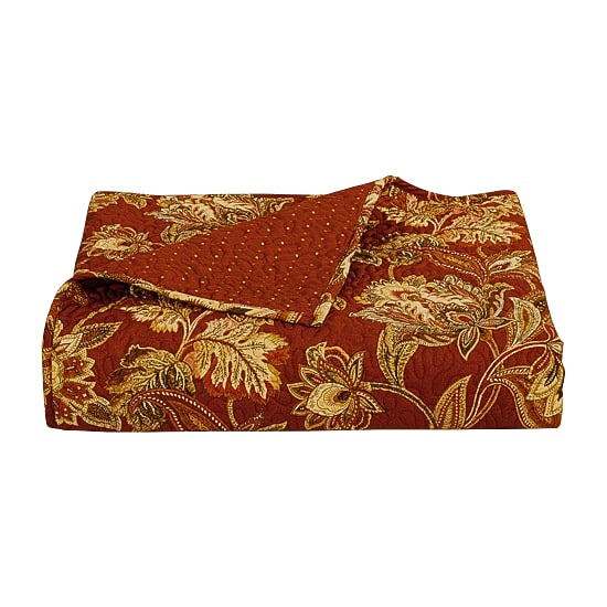 Queen Street Montecito Damask + Scroll Reversible Quilt Set