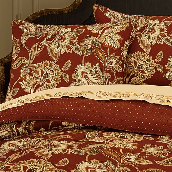 Queen Street Montecito 3-pc. Damask + Scroll Extra Weight Reversible Comforter Set