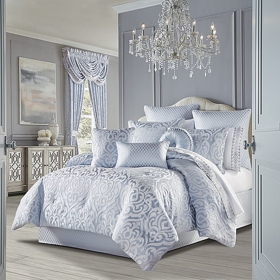 Queen Street Linda 3-pc. Damask + Scroll Extra Weight Comforter Set
