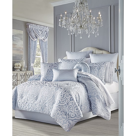 Queen Street Linda 3-pc. Damask + Scroll Extra Weight Comforter Set