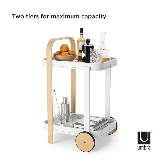 Umbra Bellwood Metal-Top Serving Cart