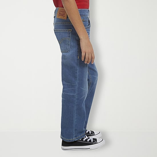 Levi's® Little Boys Adjustable Waist Mid Rise 514™ Straight Leg Jean