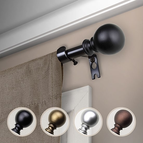 Rod Desyne Luna 5/8 IN Adjustable Curtain Rod