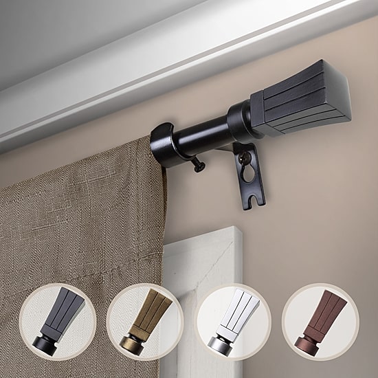 Rod Desyne Flare 5/8 IN Adjustable Curtain Rod