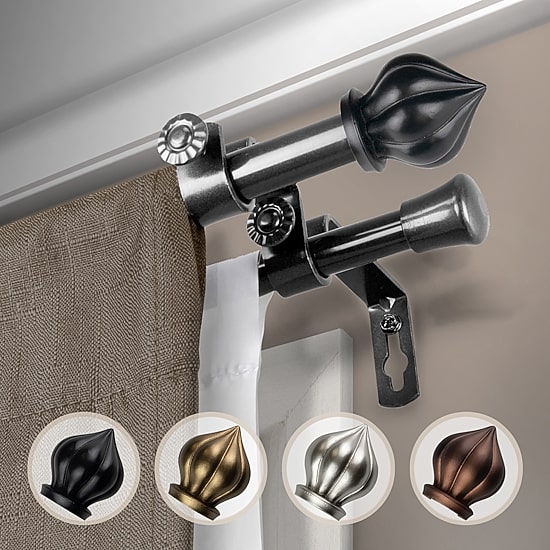 Rod Desyne Primrose Double Curtain Rod
