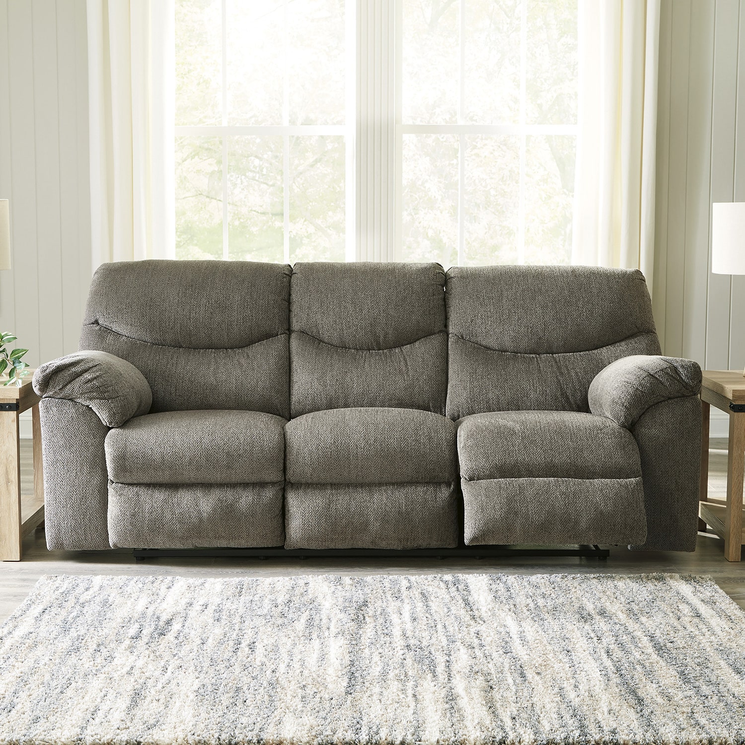 Signature Design by Ashley® Alphons Pad-Arm Reclining Sofa