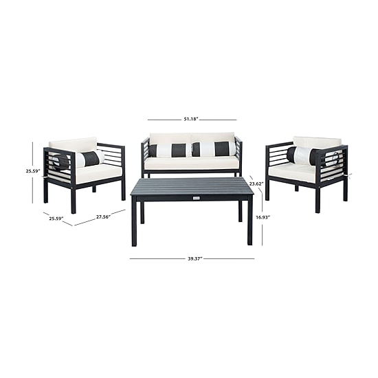 Safavieh Alda 15-pc. Conversation Set Cushioned