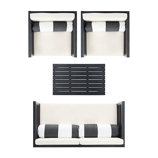 Safavieh Alda 15-pc. Conversation Set Cushioned