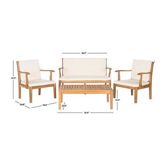 Safavieh Del 10-pc. Conversation Set Cushioned