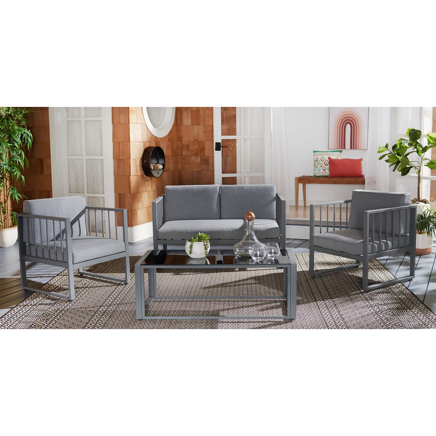 Safavieh Holyoke 11-pc. Conversation Set Cushioned