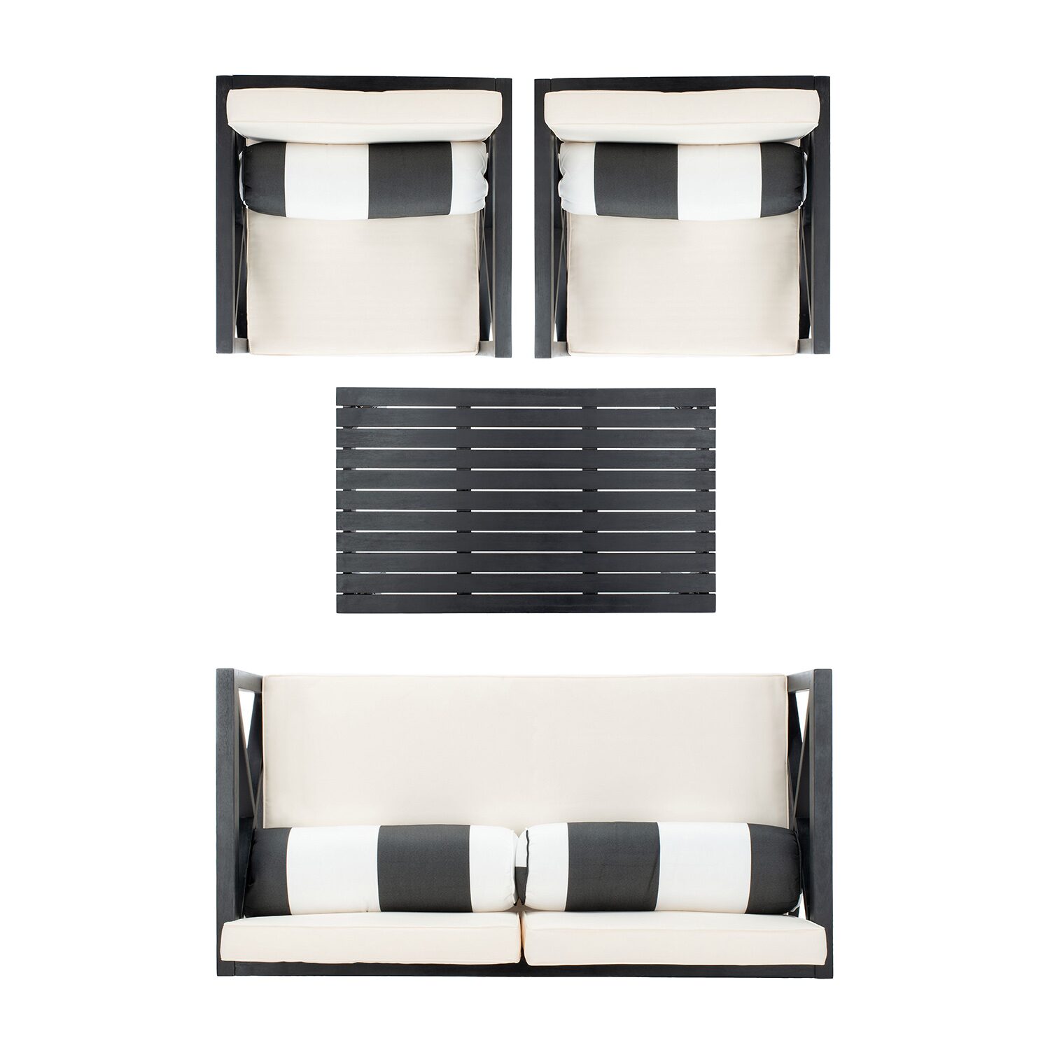 Safavieh Nunzio 11-pc. Conversation Set Cushioned