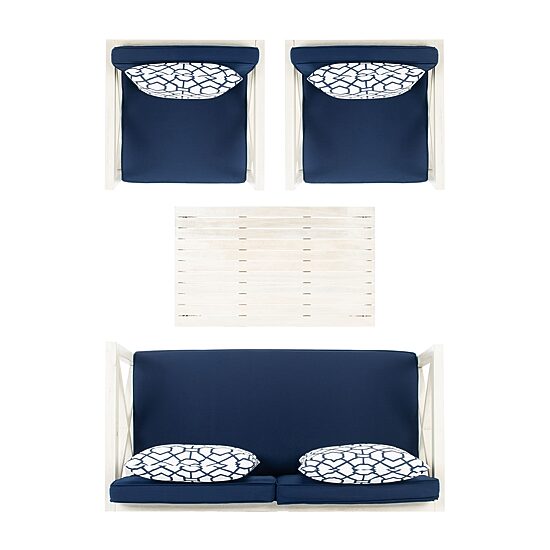 Safavieh Nunzio 11-pc. Conversation Set Cushioned