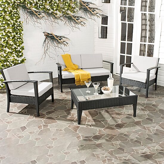 Safavieh Piscataway 12-pc. Conversation Set Cushioned