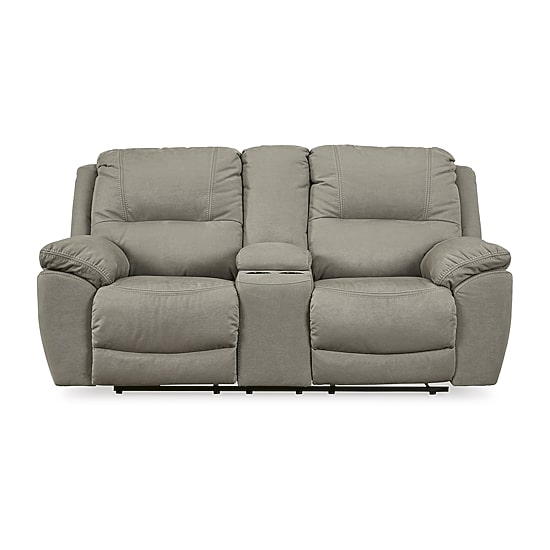 Signature Design by Ashley® Next-Gen Gaucho Pad-Arm Power Recline Motion Upholstered Loveseat