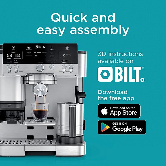Ninja Luxe Café Premier Series 3-in-1 Espresso, Coffee and Cold Brew Machine