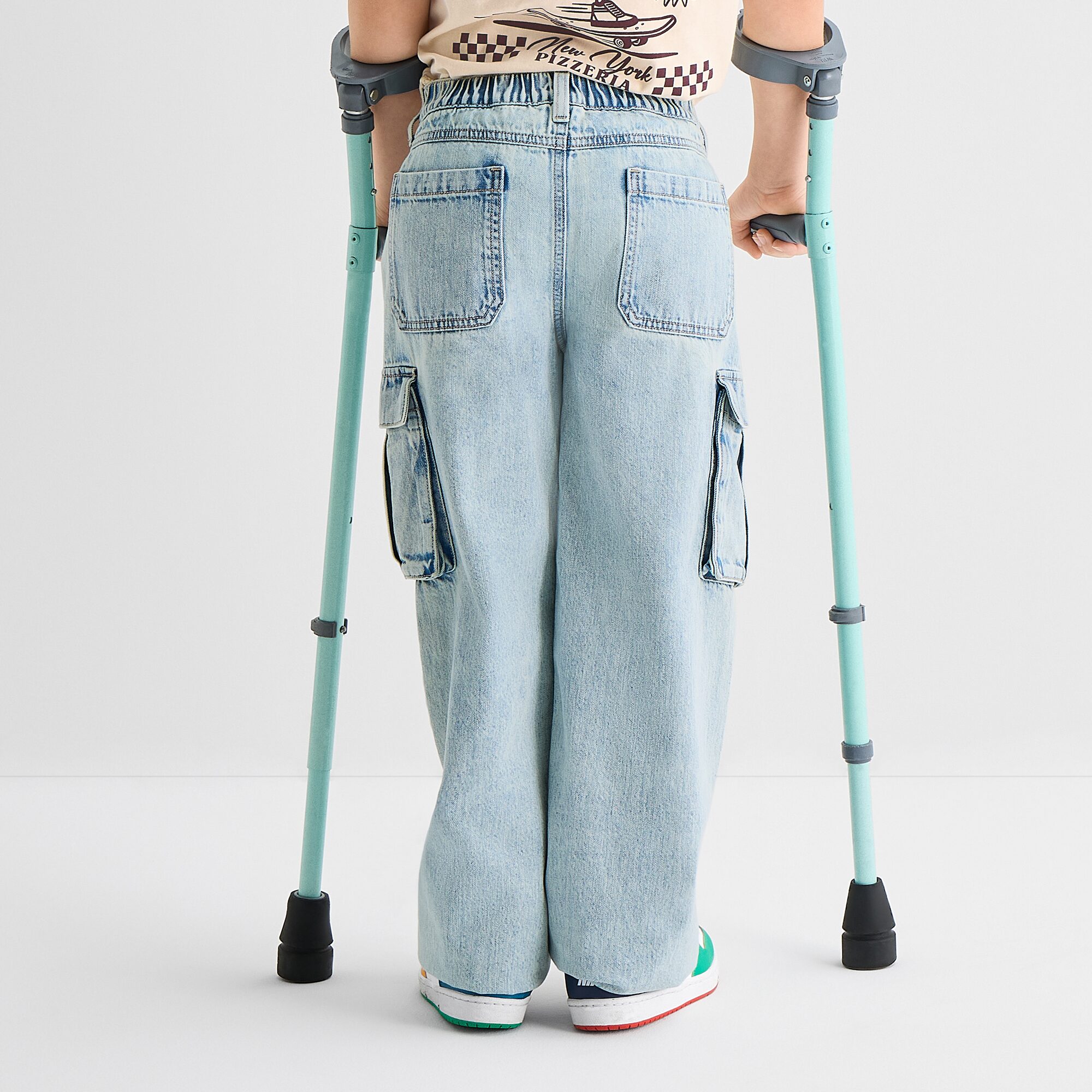 Thereabouts Little & Big Kid Boys Adaptive Cargo Loose Fit Jean