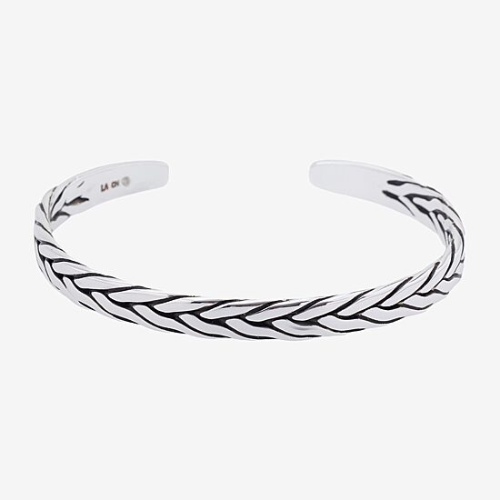 J.P. Army Mens Stainless Steel Cuff Bracelet
