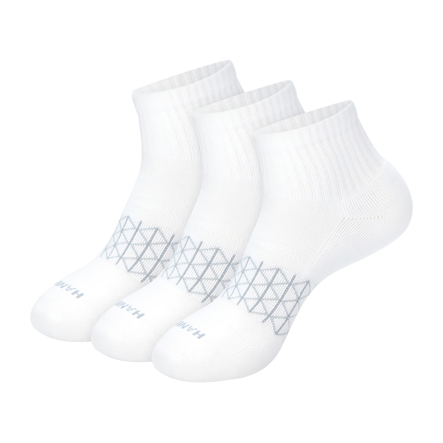 Hanes® Men's Ultimate Absolute Comfort, 3 Pairs Moisture-Wicking Ankle Socks