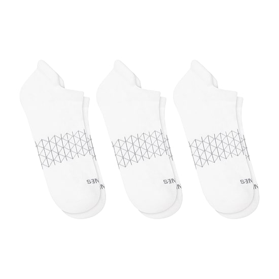 Hanes Absolute Heel Tab Mens Multi-Pack 3 Pair No Show Socks