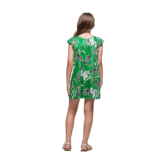 24seven Comfort Apparel Big Kid Girls Short Sleeve A-Line Dress