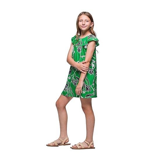 24seven Comfort Apparel Big Kid Girls Short Sleeve A-Line Dress