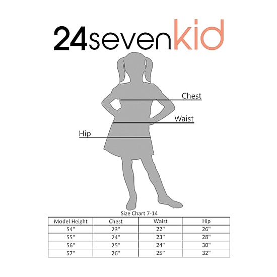 24seven Comfort Apparel Big Kid Girls Sleeveless Abstract Maxi Dress