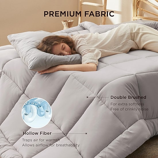 Bedsure® Comforter-Solid-300gsm Comforter