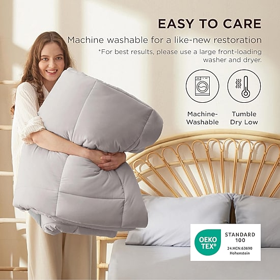Bedsure® Comforter-Solid-300gsm Comforter