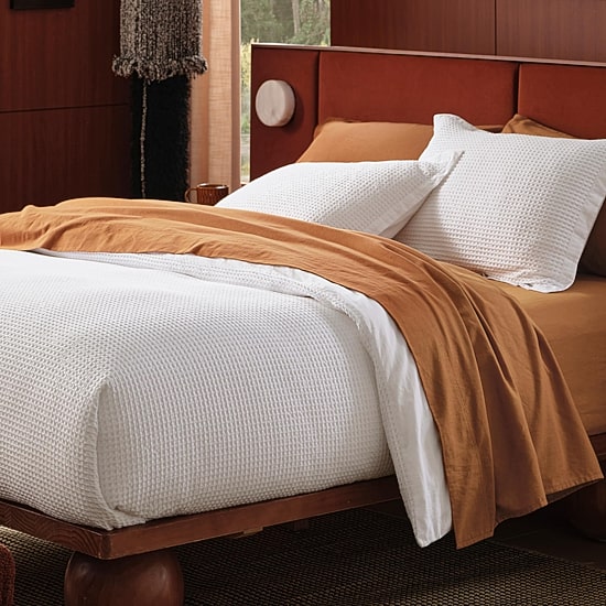 Bedsure® Waffle Duvet Cover Set