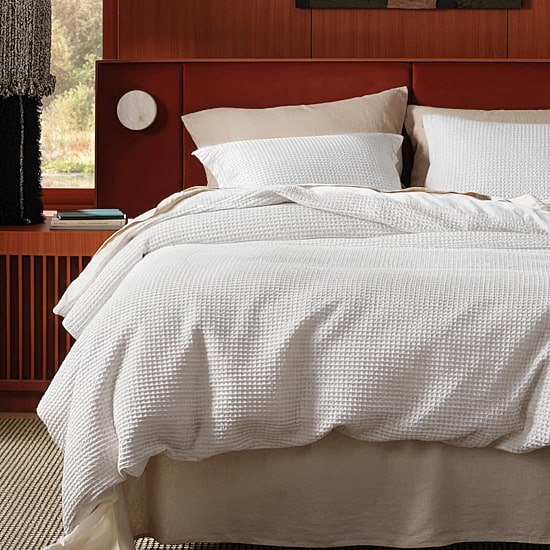 Bedsure® Waffle Duvet Cover Set